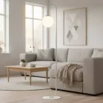 EMIBIG FLOR LP1 WHITE Fehér Beltéri Állólámpa E14 IP20 EB-1498-LP1