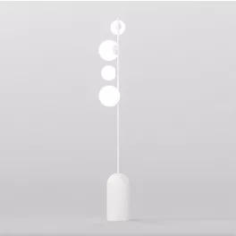   EMIBIG ETNO LP4 WHITE Fehér Beltéri Állólámpa G9 IP20 EB-1500-LP4