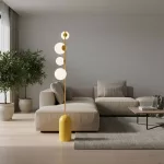 EMIBIG ETNO LP4 ORANGE Narancssárga Beltéri Állólámpa G9 IP20 EB-1502-LP4