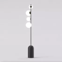   EMIBIG ETNO LP4 BLACK Fekete Beltéri Állólámpa G9 IP20 EB-1503-LP4
