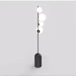EMIBIG ETNO LP4 BLACK Fekete Beltéri Állólámpa G9 IP20 EB-1503-LP4