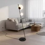 EMIBIG TATU LP2 BLACK Fekete Beltéri Állólámpa G9 IP20 EB-1504-LP2