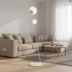 EMIBIG TATU LP2 WHITE Fehér Beltéri Állólámpa G9 IP20 EB-1505-LP2