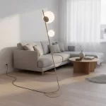 EMIBIG TATU LP2 MOKKA Bézs Beltéri Állólámpa G9 IP20 EB-1506-LP2