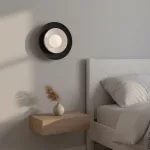 EMIBIG POPPI K1 BL WHITE Fekete Beltéri Fali lámpa G9 IP20 EB-1519-K1