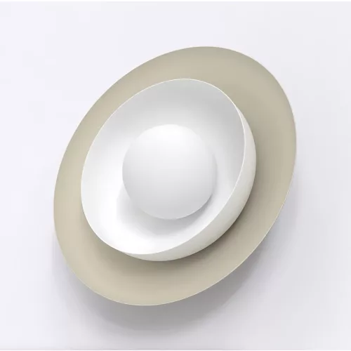 EMIBIG POPPI K1 MO WHITE Bézs Beltéri Fali lámpa G9 IP20 EB-1520-K1