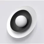 EMIBIG POPPI K1 WH BLACK Fehér Beltéri Fali lámpa G9 IP20 EB-1521-K1