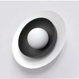   EMIBIG POPPI K1 WH BLACK Fehér Beltéri Fali lámpa G9 IP20 EB-1521-K1