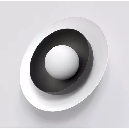 EMIBIG POPPI K1 WH BLACK Fehér Beltéri Fali lámpa G9 IP20 EB-1521-K1