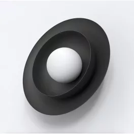   EMIBIG POPPI K1 BL BLACK Fekete Beltéri Fali lámpa G9 IP20 EB-1522-K1