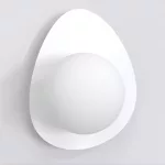 EMIBIG OVO K1 WHITE Fehér Beltéri Fali lámpa G9 IP20 EB-1528-K1