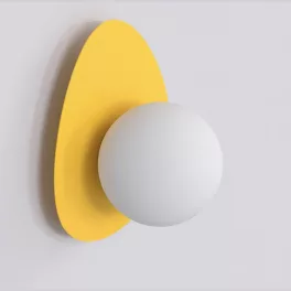   EMIBIG OVO K1 ORANGE Narancssárga Beltéri Fali lámpa G9 IP20 EB-1531-K1