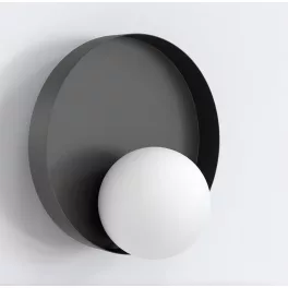   EMIBIG KIDO K1 BLACK Fekete Beltéri Fali lámpa G9 IP20 EB-1532-K1