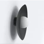 EMIBIG INSPO K1 BLACK Fekete Beltéri Fali lámpa G9 IP20 EB-1542-K1