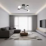 EMIBIG HOLON 4 BLACK Fekete Beltéri Mennyezeti lámpa G9, GX53 IP20 EB-1558-4