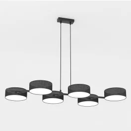   EMIBIG DRUMZ 6 BLACK Fekete Beltéri Függőlámpa E14 IP20 EB-1562-6