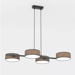   EMIBIG DRUMZ 4 BROWN Barna Beltéri Függőlámpa E14 IP20 EB-1563-4