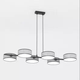   EMIBIG DRUMZ 6 GRAY Szürke Beltéri Függőlámpa E14 IP20 EB-1564-6