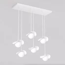   EMIBIG RITUAL 6 WHITE Fehér Beltéri Függőlámpa G9 IP20 EB-1584-6