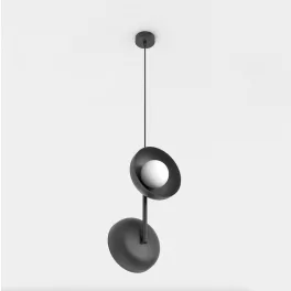   EMIBIG VANILA 2 BLACK Fekete Beltéri Függőlámpa G9 IP20 EB-1595-2