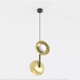   EMIBIG VANILA 2 BL GOLD Arany Beltéri Függőlámpa G9 IP20 EB-1596-2