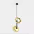 EMIBIG VANILA 2 BL GOLD Arany Beltéri Függőlámpa G9 IP20 EB-1596-2