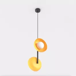   EMIBIG VANILA 2 ORANGE Narancssárga Beltéri Függőlámpa G9 IP20 EB-1599-2