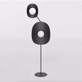   EMIBIG DELULU LP2 BLACK Fekete Beltéri Állólámpa G9 IP20 EB-1600-LP2
