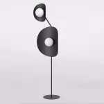EMIBIG DELULU LP2 BLACK Fekete Beltéri Állólámpa G9 IP20 EB-1600-LP2