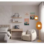 EMIBIG DELULU LP2 ORANGE Narancssárga Beltéri Állólámpa G9 IP20 EB-1602-LP2