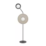 EMIBIG KISS LP2 BL MOKKA Fekete Beltéri Állólámpa G9 IP20 EB-1608-LP2