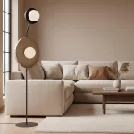 EMIBIG KISS LP2 BL MOKKA Fekete Beltéri Állólámpa G9 IP20 EB-1608-LP2