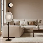 EMIBIG KISS LP2 BL WHITE Fekete Beltéri Állólámpa G9 IP20 EB-1609-LP2