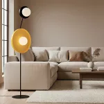 EMIBIG KISS LP2 BL ORANGE Fekete Beltéri Állólámpa G9 IP20 EB-1610-LP2