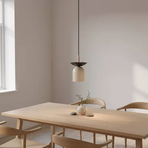 EMIBIG EGO 1 BL MOKKA Bézs Beltéri Függőlámpa E14 IP20 EB-1612-1