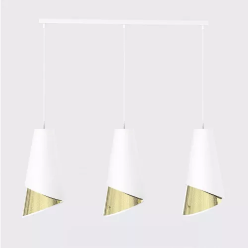 EMIBIG MODA 3 WH GOLD Fehér Beltéri Függőlámpa E27 IP20 EB-1618-3