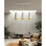 EMIBIG MODA 3 WH GOLD Fehér Beltéri Függőlámpa E27 IP20 EB-1618-3