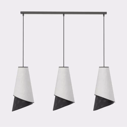 EMIBIG MODA 3 BL GRAY Fekete Beltéri Függőlámpa E27 IP20 EB-1619-3