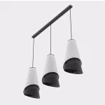 EMIBIG MODA 3 BL GRAY Fekete Beltéri Függőlámpa E27 IP20 EB-1619-3
