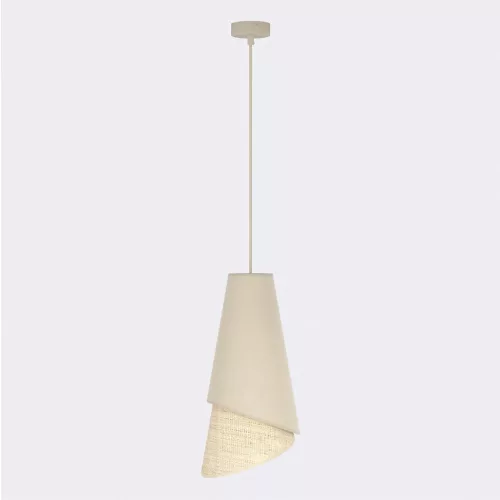 EMIBIG MODA 1 MO RATTAN Fekete Beltéri Függőlámpa E27 IP20 EB-1620-1
