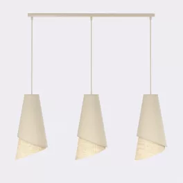   EMIBIG MODA 3 MO RATTAN Fekete Beltéri Függőlámpa E27 IP20 EB-1620-3