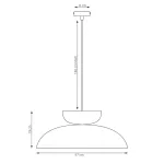 EMIBIG MEGA 1 BLACK Fekete Beltéri Függőlámpa GX53 IP20 EB-1623-1