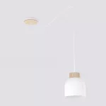 EMIBIG KRU 1 WHITE Fehér Beltéri Függőlámpa E27 IP20 EB-1625-1