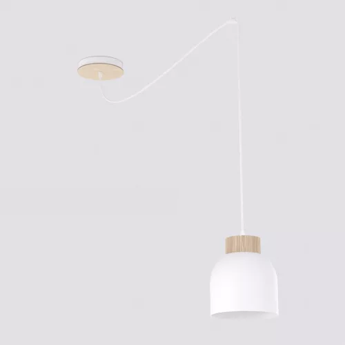 EMIBIG KRU 1 WHITE Fehér Beltéri Függőlámpa E27 IP20 EB-1625-1