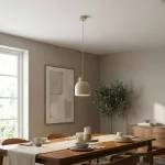 EMIBIG VIGO 1 MOKKA Bézs Beltéri Függőlámpa E27 IP20 EB-1627-1