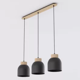   EMIBIG VIGO 3 BLACK Fekete Beltéri Függőlámpa E27 IP20 EB-1629-3