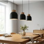 EMIBIG VIGO 3 BLACK Fekete Beltéri Függőlámpa E27 IP20 EB-1629-3