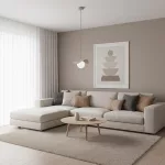 EMIBIG RITUAL 1S MOKKA Bézs Beltéri Függőlámpa G9 IP20 EB-1632-1S