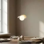 EMIBIG RITUAL 1S MOKKA Bézs Beltéri Függőlámpa G9 IP20 EB-1632-1S