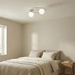 EMIBIG SOPRA 2 MOKKA OPAL Bézs Beltéri Mennyezeti lámpa E14 IP20 EB-1633-2